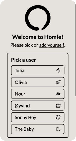 Shared family account